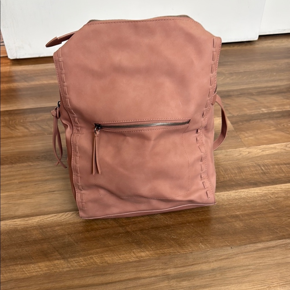 Chic Dusty Pink Backpack